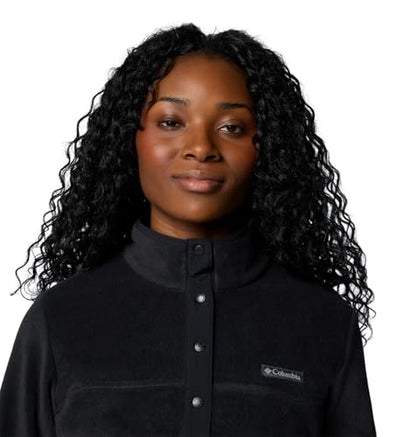 Columbia Women's Benton Springs Half Snap Pull Over II, Black, Small