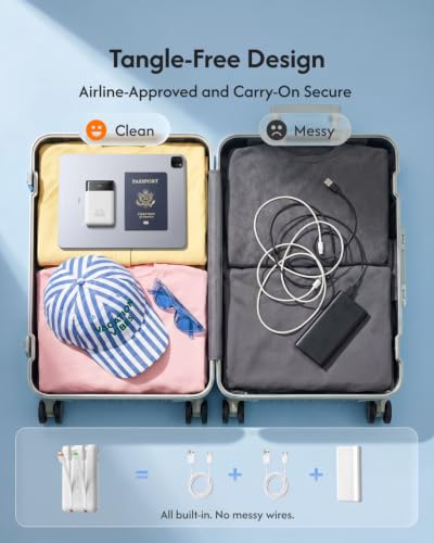 VEGER Portable Charger with Cables, Mini Power Bank 22.5W Fast Charging