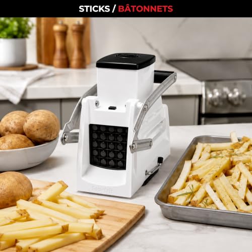 Starfrit Pro Fry Cutter & Cuber, 3-in-1 Potato & Vegetable Cutter