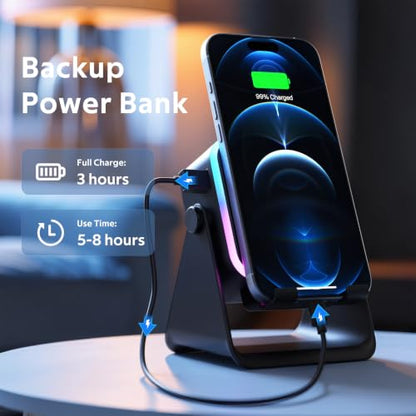 Wireless Induction Audio Speaker Stand, Birthday Gifts for Men Dad Him Boy