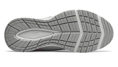 New Balance Women's 608 V5 Casual Comfort Cross Trainer, White/Pink, 8.5 M