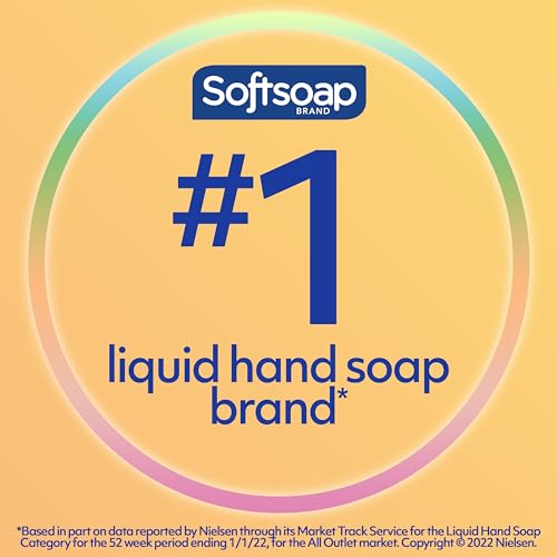Softsoap Antibacterial Liquid Hand Soap Refill - Milk and Golden Honey 1.47 Liters - Moisturizing Hand Wash, Savon a Main, Dermatologically Tested, for Soft Smooth Skin (Packaging may vary)