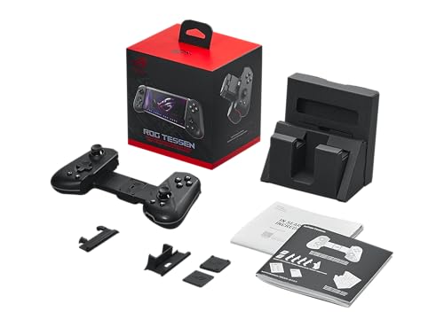 ASUS ROG Tessen Gaming Mobile Controller (foldable, one size fits all, on-the-fly key mapping, RGB lighting, 500Hz polling rate)