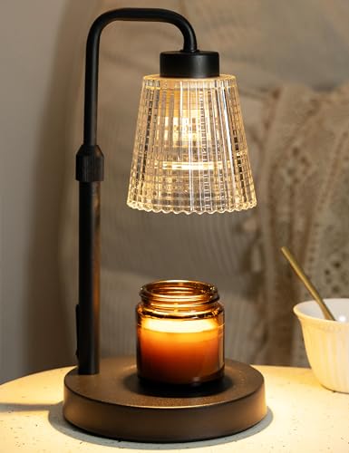 Lampe chauffe-bougie GODONLIF avec minuterie, Cadeaux d'anniversaire pour femmes Décoration intérieure
