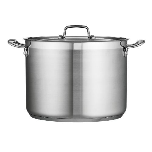 Tramontina Gourmet Stainless Steel 16-Quart Stock Pot with Lid