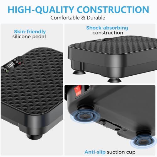 Vibration Plate Exercise Machine ,250 Levels Vibrating Plate