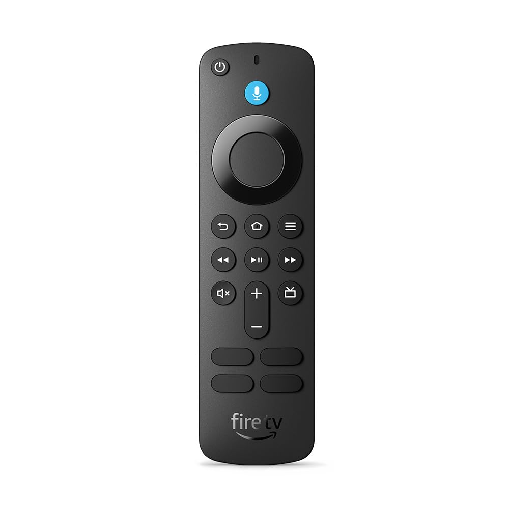 Amazon Fire TV Alexa Voice Remote (newest model) with TV controls, requires compatible Fire TV device