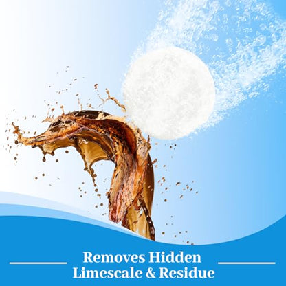 OOOFLOWER Coffee Machine Cleaner Tablets,Espresso Cleaning Tablets-24 Count