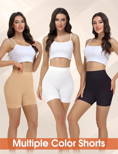 Slip Shorts for Under Dresses Women Anti Chafing Shorts Seamless Boyshort