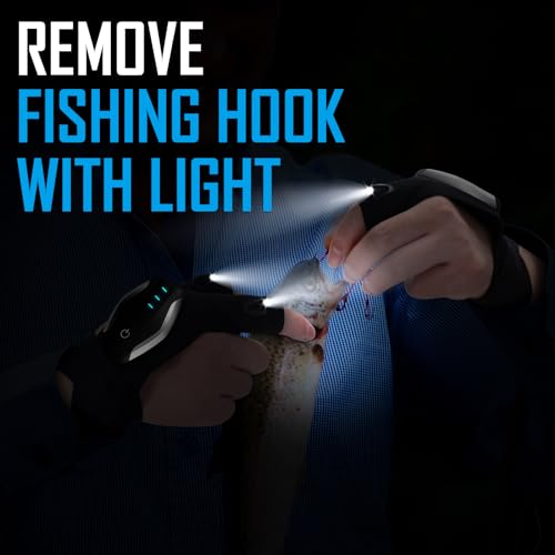 KEZKALS Stocking Stuffers for Adults Men Rechargeable Flashlight Gloves