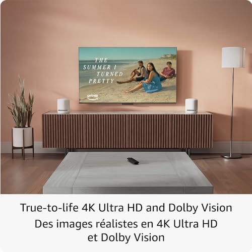Amazon Fire TV Stick 4K Plus, streaming device, hundreds of thousands of movies and TV episodes, supports Wi-Fi 6, watch free & live TV, find shows faster with Alexa+