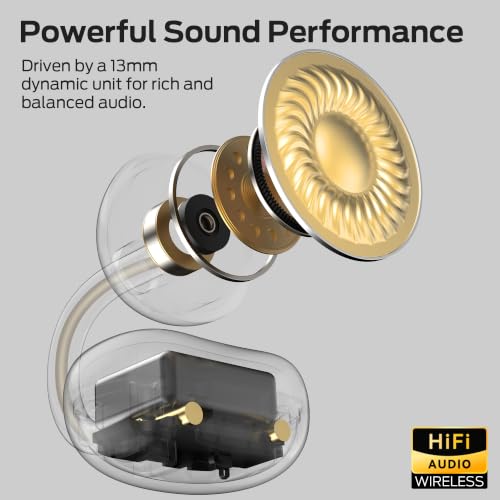 Oraolo Open Ear Clip-On Earbuds, Bluetooth Waterproof Wireless Headphones