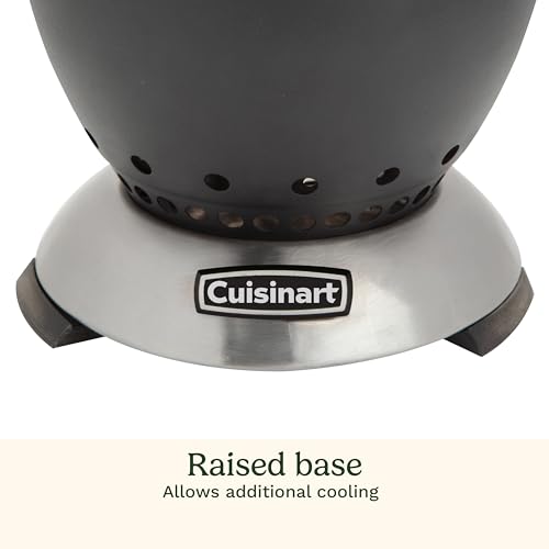 Cuisinart 7.5" Clean Burn Smokless Tabletop Fire Pit, Lightweight, Easy Clean Removable Base for Ash, Small Outdoor Heater for Patio, Camping & RV (COH-755C)