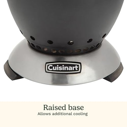 Cuisinart 7.5" Clean Burn Smokless Tabletop Fire Pit, Lightweight, Easy Clean Removable Base for Ash, Small Outdoor Heater for Patio, Camping & RV (COH-755C)