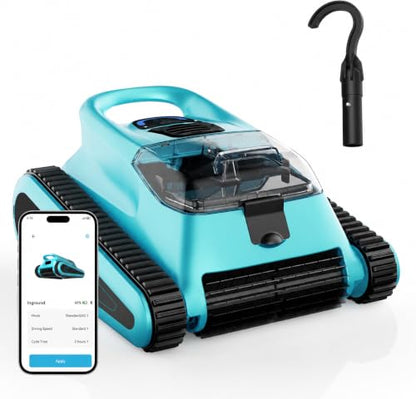 NexTrend Pool Cleaner Robot, Inground Pool Vacuum with 150 Mins Runtime