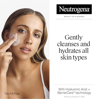 Neutrogena Hydro Boost Hydrating Gel Face Wash, Fragrance Free, 473 mL