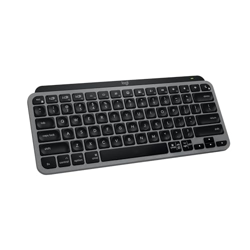 Logitech MX Keys Mini Mac Minimalist Wireless Keyboard Compact - Space Grey
