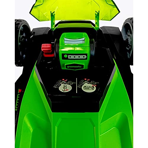 Greenworks 40V 17-Inch Lawn Mower + 12-Inch String Trimmer, 4.0 AH Battery and Charger Included 1314902HD