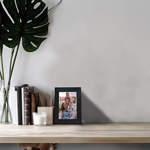 Giftgarden 12 Packs 3.5x5 Black Picture Frame Set with Picture Mount for Table Display and Wall Decor