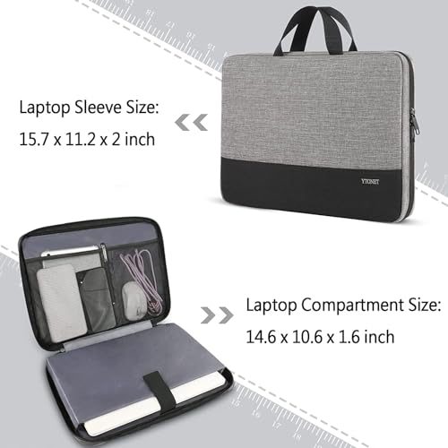 Ytonet Laptop Sleeve with Handle, 15.6 16 Inch Laptop Case for Men&Women