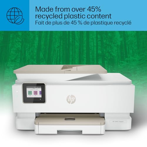 HP Envy Inspire 7958e Wireless Color Inkjet Printer, Print, scan, Copy, Easy Setup, Mobile Printing, Best for Home, Instant Ink with HP+, 3 Months Instant Ink Included
