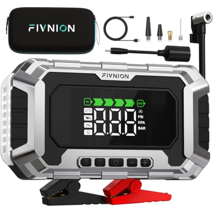 W310 Real 4000A Jump Starter with Air Compressor, Car Battery Booster Pack