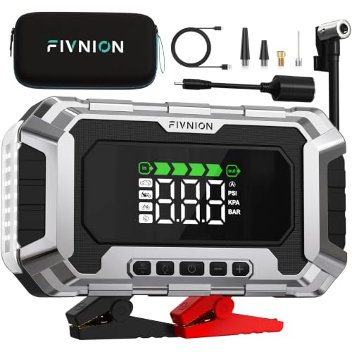 W310 Real 4000A Jump Starter with Air Compressor, Car Battery Booster Pack
