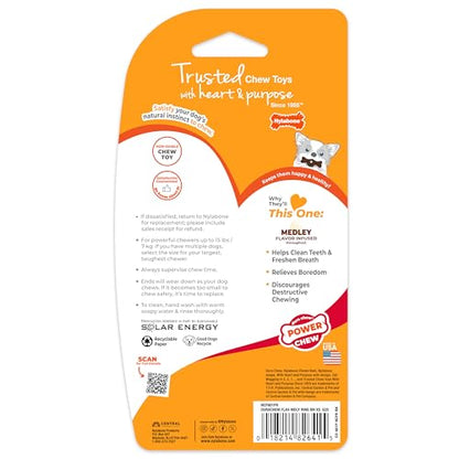 Nylabone DuraChew Textured Ring Bone, Chicken, Petite
