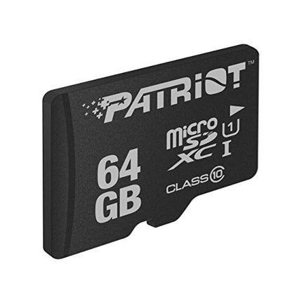 Patriot Memory 64GB LX Series Micro SD Card,Surveillance,Action Camera | Product specifications retained from the original listing.