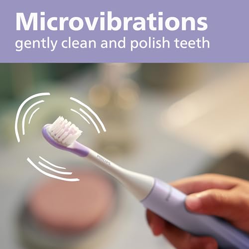 Philips One for Kids by Sonicare Battery Toothbrush, 1 Brush Head, Purple