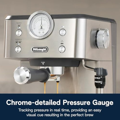 De'Longhi Classic Signature Espresso Machine, Adjustable Milk Frother