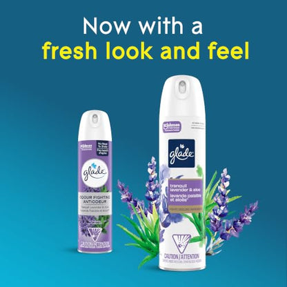 Glade Tranquil Lavender & Aloe, Room Spray Air Freshener, 226g
