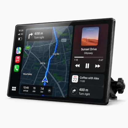 Topexplore 9" Wireless CarPlay Screen,Smart Upgrade for Older Cars