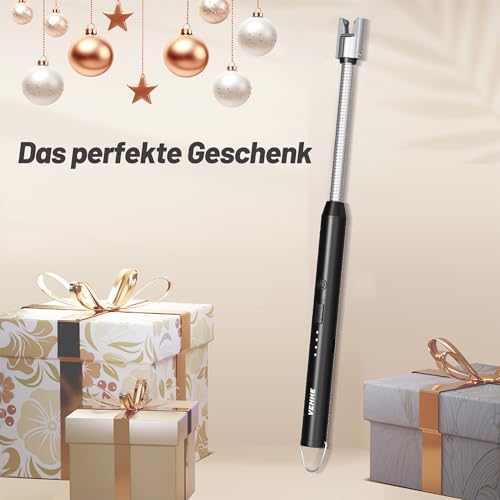 VEHHE Electric Lighter, USB-C Rechargeable, 360° Flexible Neck