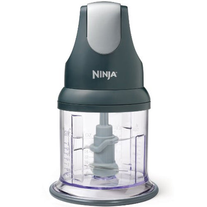 Ninja Express Chop Electric Food Chopper, 200-Watt, One-Touch Pulse, for Chopping, Mincing, and Pureeing – BPA-Free, Dishwasher Safe, with Storage Lid, 16oz, NJ100C (Canadian Version)