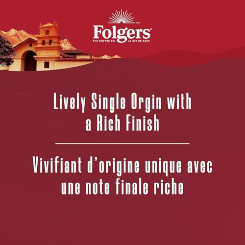 Folgers Lively Colombian One Cup Coffee Pods, 30 Count (Pack of 1)