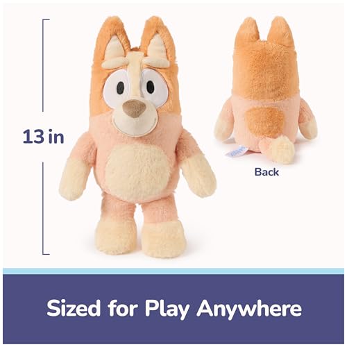 GUND Bingo Sustainably Soft Plush, Made with Recycled Materials, Stuffed Animals for Kids & Toddlers, Orange, 13”