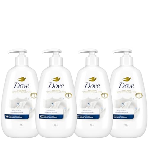 Dove Advanced Care Deep Moisture Nourishing Hand Wash, 355 ml (Pack Of 4)