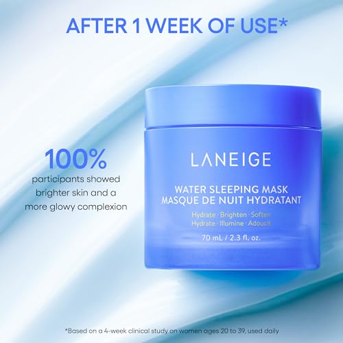 LANEIGE Icons To Go Set: Cream Skin, Water Bank Cream, Lip Sleeping Mask, Water Sleeping Mask