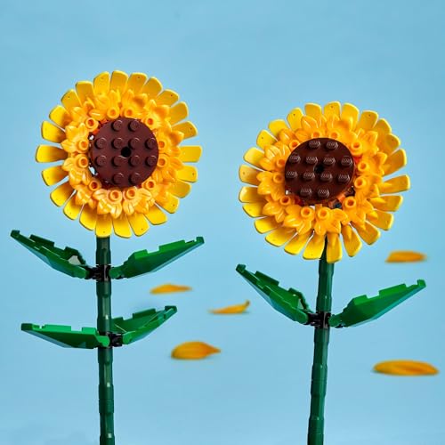 LEGO Sunflowers Building Toy for Kids, Girls and Boys Ages 8+ - Artificial Sunflowers for Home Decor and Display - Birthday Gift Idea for Lovers of Plants & Flowers - 40524