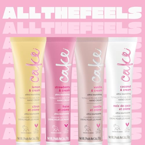 Delectable by Cake Beauty Assorted Ultra Nourishing Hand Cream Set (Set of 4)