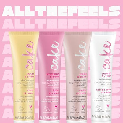 Delectable by Cake Beauty Assorted Ultra Nourishing Hand Cream Set (Set of 4)
