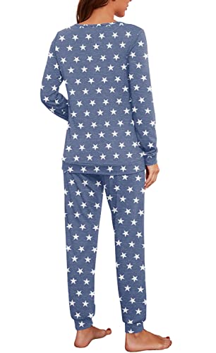 VINTATRE Womens Pajama Sets Ladies Pjs Set Soft Pyjamas with Pockets