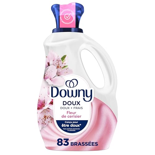 Downy Gentle Soft + Fresh Fabric Softener Liquid, Cherry Blossom Scent, 83 loads, 1.66L