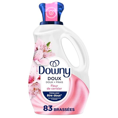 Downy Gentle Soft + Fresh Fabric Softener Liquid, Cherry Blossom Scent, 83 loads, 1.66L
