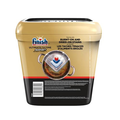 Finish Quantum Ultimate Infinity Shine Dishwasher Detergent Pods, 62 Tabs