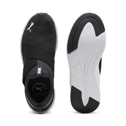 Puma Womens Softride Harli Slip on Training Shoes, Puma Black-Puma Black-Puma White