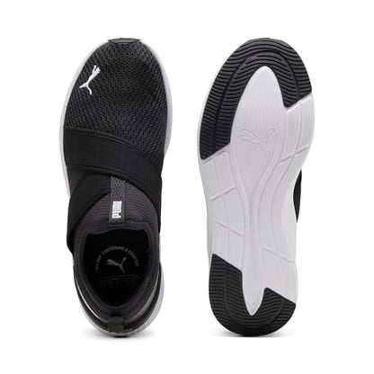 Puma Womens Softride Harli Slip on Training Shoes, Puma Black-Puma Black-Puma White