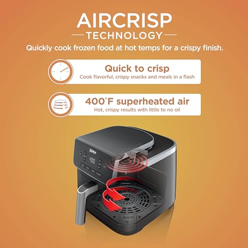 Ninja Air Fryer Pro, 5 Qt/4.7L, 4-in-1, Grey, AF141C