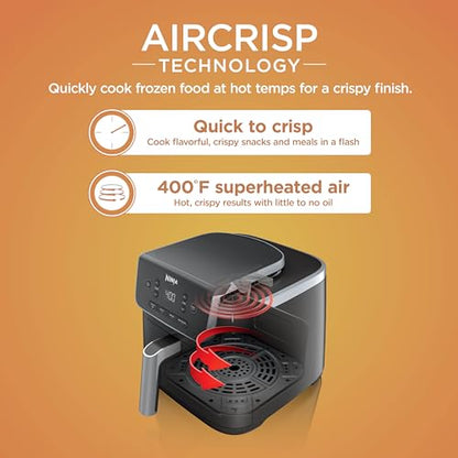 Ninja Air Fryer Pro, 5 Qt/4.7L, 4-in-1, Grey, AF141C